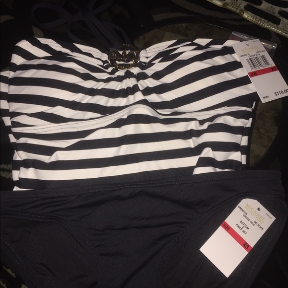 Michael Kors 2 Piece Swim Suit Bathing Suit XS - Picture 4 of 6